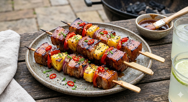 Zelf buikspekspiesjes maken barbecue recept