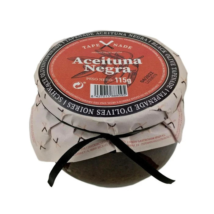 Tapenade van zwarte olijven | 115 gram
